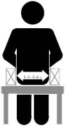 Hip width